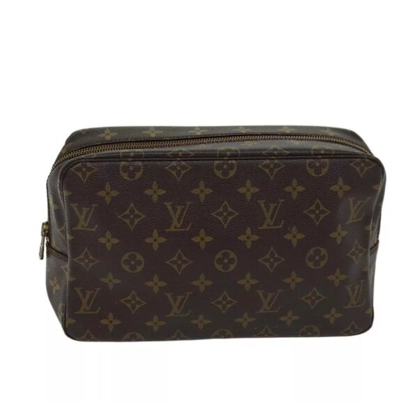 LOUIS VUITTON Monogram Trousse Toilette 28 Clutch Bag - Picture 1 of 12